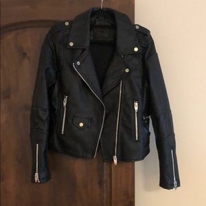 BLANKNYC Leather Jacket Black Sz Large